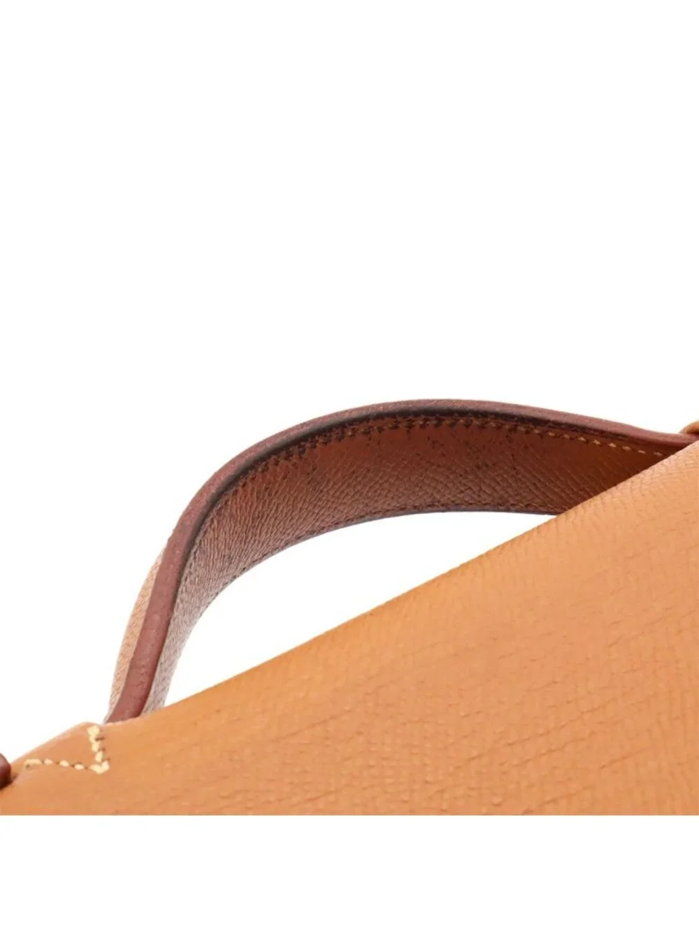 Hermes Sac a Depeches 38 Business Briefcase Document Purse Veau Epsom Brown Gold